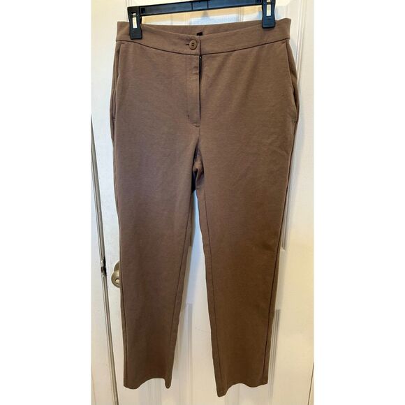 Eileen Fisher Casual Work Pants Womens Small Light Brown - Picture 1 of 7